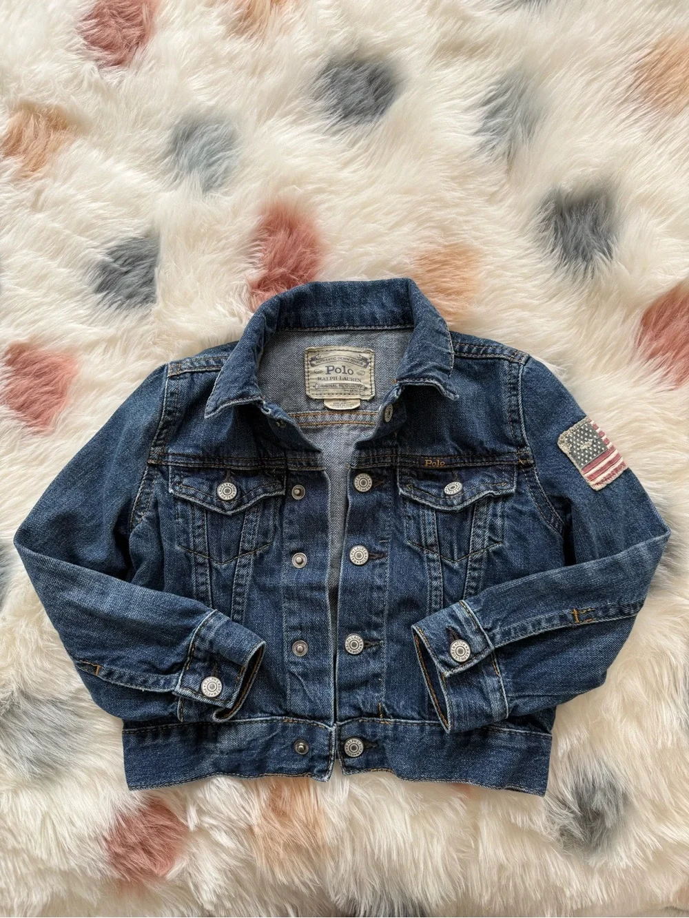 Ralph Lauren Polo  Blue  Denim Toddler Trucker Jacke…Size 3T